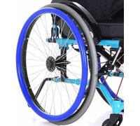 1 Paio Di Coperture Per Ruote Per Sedia A Rotelle, Presa E Trazione Migliorate, Accessori Protettivi Per Una Maggiore Mobilità(Blue,24in)
