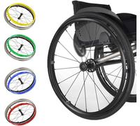 1 Paio Di Coperture Per Sedie A Rotelle Copri Corrimano Per Sedia A Rotelle Coperture Per Cerchioni Per Sedia A Rotelle In Silicone Coperture For Bordo Di Spinta For Sedia A Rotelle(6,22 inches)