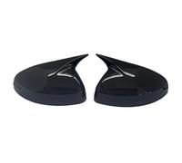 1 Paio Di Coperture Per Specchietti Retrovisori Laterali Auto Nero Lucido/aspetto Carbonio Per A1 2011-2018 Auto Calotta Specchietto Retrovisore(Glossy Black)