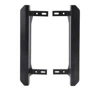 1 Paio di Coppie in Lega di Alluminio RC Pieta del Piede Laterale Piatta per Veicoli da 1/10 off, Alta Resistenza, Prestazioni Migliorate, Facile Installazione (Black)