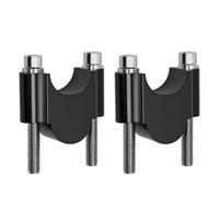 1 paio di coppie movimenti a monte del monte a monte morsetto 28mm 1 1 8 pollici 22mm 7 8 pollici compatibile con manubrio standard(22MM BLACK)