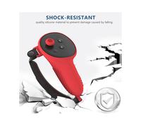 1 Paio di Copri Joystick In Silicone, Impugnature Antiscivolo per Controller con Cinturino Regolabile Anti-Caduta per Meta Quest 3 VR B