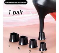 1 paio di copricattallli antirumore per tacchi alti, coperture protettive resistenti all'usura e senza rumore per tacchi L,M,S,XS,XXColore unicoPolicloruri di vinile