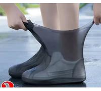 1 paio di copriscarpe impermeabili in silicone, stivali da pioggia in gomma resistente ai labbra, copriscarpe, accessori per giornate di pioggia all'aperto