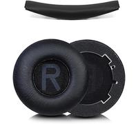 1 paio di cuscinetti auricolari di ricambio e 1 archetto compatibile con JBL TUNE600BTNC, cuffie TUNE660NC, con memory foam, design ergonomico, facile da installare, isolamento e comfort (nero)