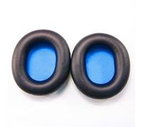 1 paio di cuscinetti auricolari in pelle proteica PU per Sennheiser HD8/HD6 con fascia HD8, comodi e morbidi da indossare, neri