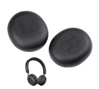 1 paio di cuscinetti di ricambio per auricolari Jabra Evolve2 65, cuscinetti auricolari di ricambio con morbida pelle proteica, cuscinetti di ricambio per cuffie in memory foam per Jabra Elite 45H