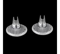 1 paio di cuscinetti in morbido gel di silicone, protezioni per dita dei piedi, infradito e sandali