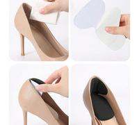 1 Paio di cuscinetti per il tallone morbidi per tacchi alti, assorbenti gli urti, assorbenti il sudore e adesivi antiscivolo, adatti per sandali estivi da donna, pads invisibili e non adesivi per l'av