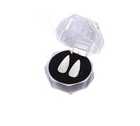 1 paio di denti per Halloween Cosplay Vampire Zanne Denti Costume Protesi Puntelli Vampiro Zombie Denti, 19 mm
