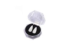 1 paio di denti per Halloween Cosplay Vampire Zanne Denti Costume Protesi Puntelli Vampiro Zombie Denti, 17 mm