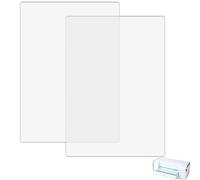 1 paio di dischi da taglio, 32,4 x 22,2 x 0,3 cm, in policarbonato trasparente, compatibili con macchine Big Shot Plus e Big Shot Switch Plus, fustellatrici e cuscinetti di ricambio per goffratura