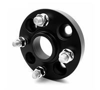 1 Paio Di Distanziali Ruota Adattatore PCD 4x100 CB 57, Mm Per Per Coupe A2 Auto Cerchi Lega(2PC black-25mm)