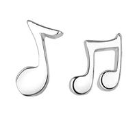 1 Paio di Donne asimmetria Note Musicali Orecchini placcati in Argento Orecchini Gioielli Eleganti e popolariDurability