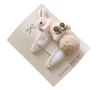 1 paio di elastici per capelli delicati per neonati elastici con ornamenti a sfera, cravatte per bambini