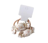 1 paio di elastici per capelli in tessuto color caramella per bambini, delicati sulla pelle, per uso quotidiano, accessori per capelli in tessuto a quadri