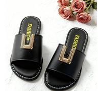 1 Paio di Eleganti Ciabatte Nere, Ciabatte Unisex per Bambini, Alla Moda e Confortevoli, Adatte per Uso Quotidiano, Vacanze, Sandali Estivi Best-Seller EUR34,EUR35,EUR36,EUR37,EUR26,EUR27,EUR28,EUR29,