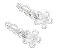 1 paio di eleganti fermagli per capelli a forma di farfalla con pietra a forma di occhio di gatto, con design traforato, per donne e adolescenti, uso quotidiano