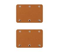 1 paio di eleganti manicotti in pelle per borse a secchiello e borsa per la spesa, per migliorare l'estetica generale dell'unità di elaborazione, A, One Size