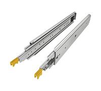 1 paio di Estrattori SOTECH per impieghi gravosi KV2-200-H76-L1300-LC 1320,8 mm con funzione di bloccaggio in entrata/uscita per impieghi gravosi a estrazione totale con carico fino a 200 kg