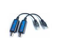 1 Paio di Extender Ricevitore Trasmettitore Coassiale di Rete IP Passivo 10/100 Mbps 1 Canale per Telecamera IP NVR Tramite Cavo Coassiale