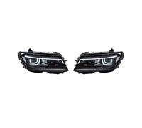 1 Paio di fari Anteriori per Auto Adatti per fari Anteriori Tiguan 2017-2021 LED DRL Hid Head Lamp Angel Eye Xenon Beam Accessori (Guida a Sinistra)