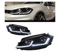 1 Paio di fari DRL Hid Dynamic Signal Bi Xenon Accessori Adatti per fari a LED VW Golf 7.5 2013-2020 Fari Golf 7 Car Styling (Tutti i LED Rossi,Adatti per 7)