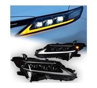 1 Paio di fari per Auto,Adatti per fari Camry V60 2018-2021 XSE XLE SE Le Lente per proiettore a LED Accessori per Auto Fari a LED per Lo Styling dell'auto