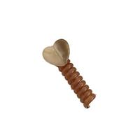 1 paio di fascette for capelli a spirale in metallo for ragazze e donne, accessori for, fascia for, for, fiocco(Hoary heart)