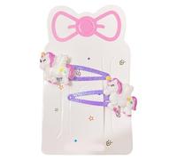 1 paio di fermagli per capelli a forma di cartone animato, per creare un look dolce e moderno, ideali per l'uso quotidiano e occasioni speciali