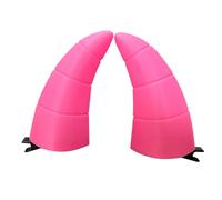 1 paio di fermagli per capelli a forma di corna da diavolo, per Halloween, per feste cosplay