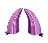 1 paio di fermagli per capelli a forma di corno forcina per capelli di Halloween fermagli per capelli diavolo accessori per capelli per cosplay festa