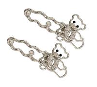 1 paio di fermagli per capelli a forma di farfalla con misteriosi occhi di gatto, accessori per lo styling dei capelli per donne e ragazze, vari outfit