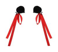 1 paio di fermagli per capelli per chignon con nastro di peluche per acconciature per creare copricapo cinematografico anime cinesi per ragazze fino a 3 anni