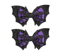 1 paio di fermagli per capelli unici a forma di forcina per Halloween, per acconciature da donna e ragazza