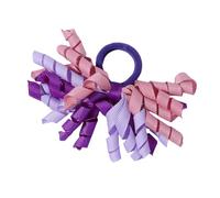 1 paio di fermagli per capelli versatili per ragazze con nastro riccio design arcobaleno colori adatti per occasioni quotidiane e speciali Clip versatile