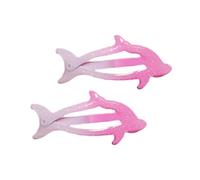 1 paio di forcine per capelli a forma di delfino, per ragazze e bambini