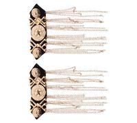 1 paio di frange per spalle per giacche - spalline decorative - accessori per