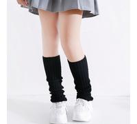 1 Paio Di Gambali Caldi Lavorati A Maglia Per Bambine, Adatti Per Uso Quotidiano Per Età Da 3 A 12 Anni Tagli UnicaColore unicoTessuto in maglia