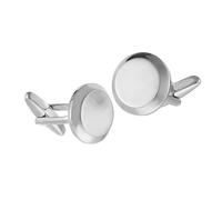 1 paio di gemelli francesi in metallo da uomo, alla moda, adatti per camicie eleganti, occasioni formali o informali, gemelli moderni, Misura unica, come descritto, come descritto