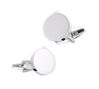 1 paio di gemelli francesi in metallo da uomo, alla moda, adatti per camicie eleganti, occasioni formali o informali, gemelli moderni, Misura unica, come descritto, come descritto