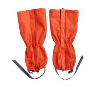 1 Paio Di Ghette For Le Gambe, Ghette For Scarponi Da Neve Lunghe 46 Cm, Coprigambe Leggero Protetto, Antivento E Anti-serpente, Tenuta Regolabile Facile Da Trasportare(Orange)