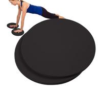 1 paio di ginocchiere antiscivolo per pavimento, 1 paio di ginocchiere rotonde traspiranti antiscivolo per esercizi e fitness per casa, viaggi, studio, attività all'aperto