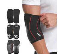 1 Paio di gomitiere spesse 7mm in materiale da immersione, gomitiere pressurizzate per allenamento di sollevamento pesi e forza degli arti superiori, accessori palestra Nido d'ape--L,Nido d'ape--M,Gla