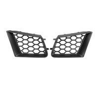 1 Paio di Griglie Superiori per paraurti Anteriore Auto, Colore Nero Opaco, per Seat Ibiza Cordoba Tipo 6L 2002-2009, griglia fendinebbia paraurti