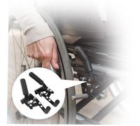 1 paio di gruppi di maniglie dei freni for sedia a rotelle for sedia da trasporto stabile e deambulatore. Maggiore sicurezza for attività all'aperto, design ergonomico del freno a mano sicuro.