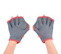 1 paio di guanti da nuoto in nylon palmati pagaia dito rane tipo resistenza all'acqua Gear Paddle pinna per nuoto allenamento nuoto pagaie mano