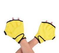 1 paio di guanti da nuoto in nylon palmati pagaia dito rane tipo resistenza all'acqua Gear Paddle pinna per nuoto allenamento nuoto pagaie mano