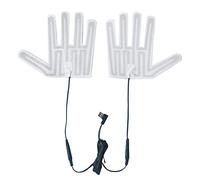 1 paio di guanti riscaldanti elettrici guanti USB riscaldati pad guanti riscaldati USB guanti termici lenzuola riscaldate