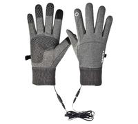 1 paio di guanti riscaldati per uomo e donna, guanti termici USB riscaldati USB a dita piene, impermeabili, antivento, guanti riscaldanti per touch screen, guanti invernali per moto, sci, ciclismo
